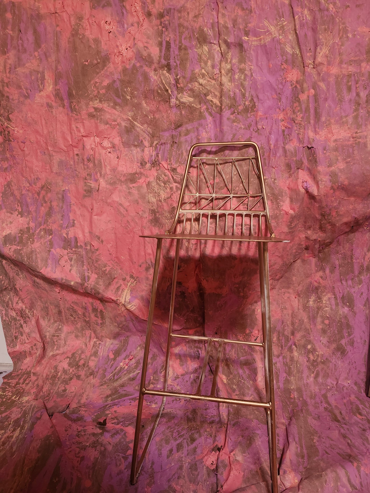 Abstract Hand Painted Backdrop on scroll
