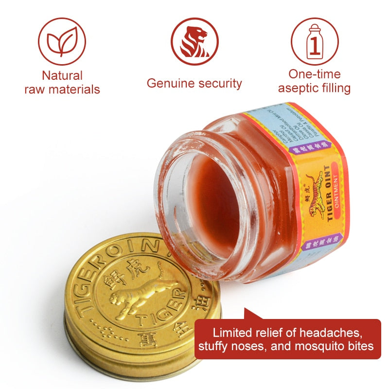 Sumifun White/Red Tiger Balm Pain Relief Ointment Joint Muscle Rub Analgesic Cream Cooling Oil Anti Itching Chinese Herbal Patch