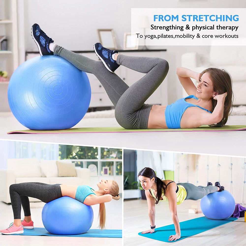 Sport Yoga balance Balls Gym Fitball Exercise Workout Fitness Pilate Ball