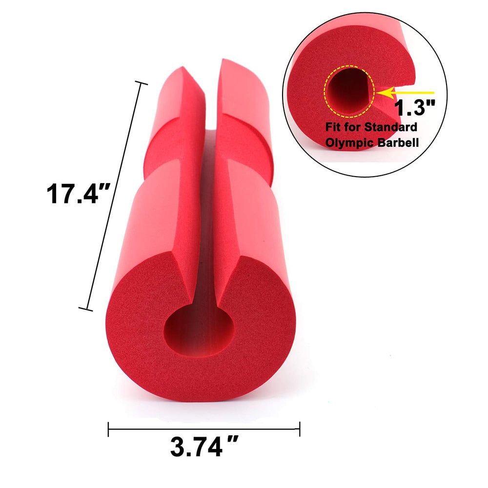 Fitness Weightlifting Barbell Pad - Foam Sponge Pad for Gym Training