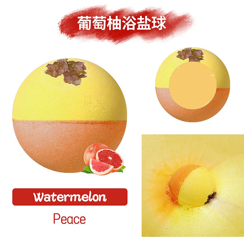 64g Bubble Small Bath Bombs Body Stress Relief Exfoliating Moisturizing Fragrances Aromatherapy SPA Salt Ball