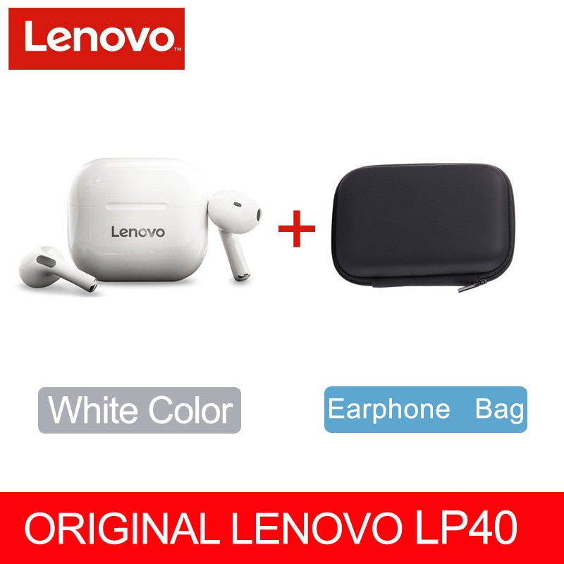 Original Lenovo LP40 Pro TWS Earphones Wireless Bluetooth 5.1 Sport Noise Reduction Headphones Touch Control 500mAH 2022 New