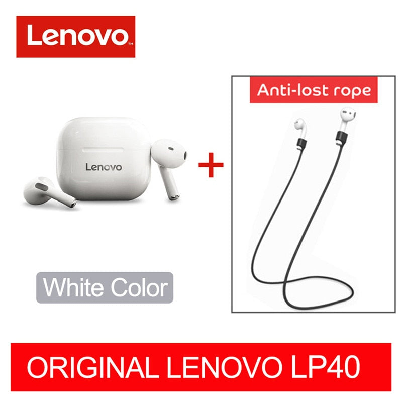 Original Lenovo LP40 Pro TWS Earphones Wireless Bluetooth 5.1 Sport Noise Reduction Headphones Touch Control 500mAH 2022 New
