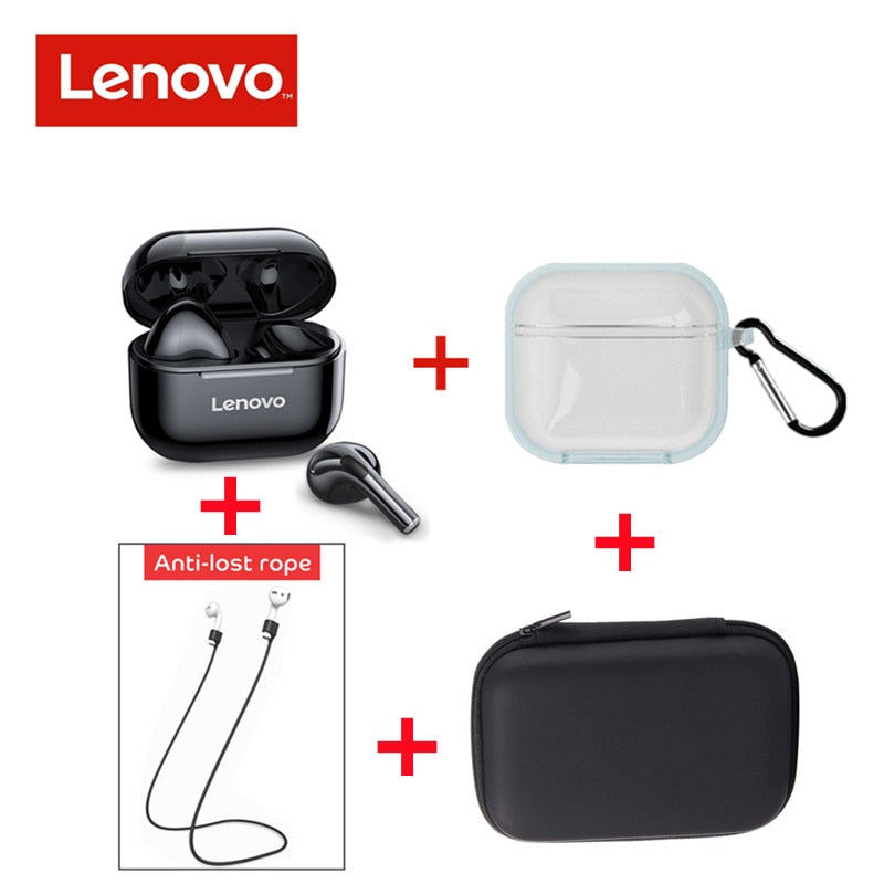 Original Lenovo LP40 Pro TWS Earphones Wireless Bluetooth 5.1 Sport Noise Reduction Headphones Touch Control 500mAH 2022 New