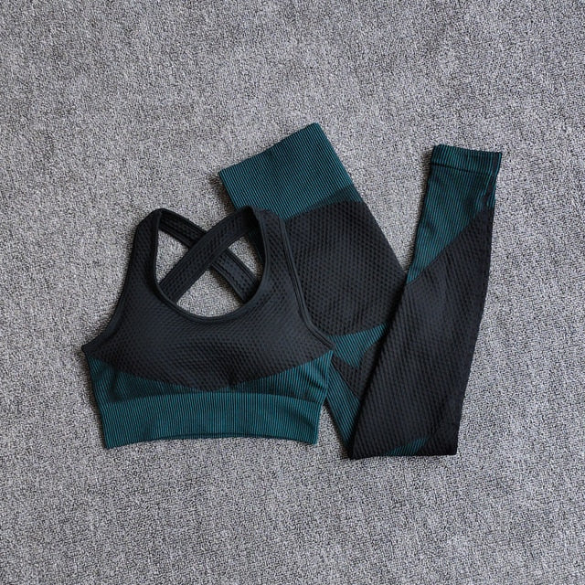 Your Favorite Workout Suit - Seamless Fitness Sets Longsleeve
