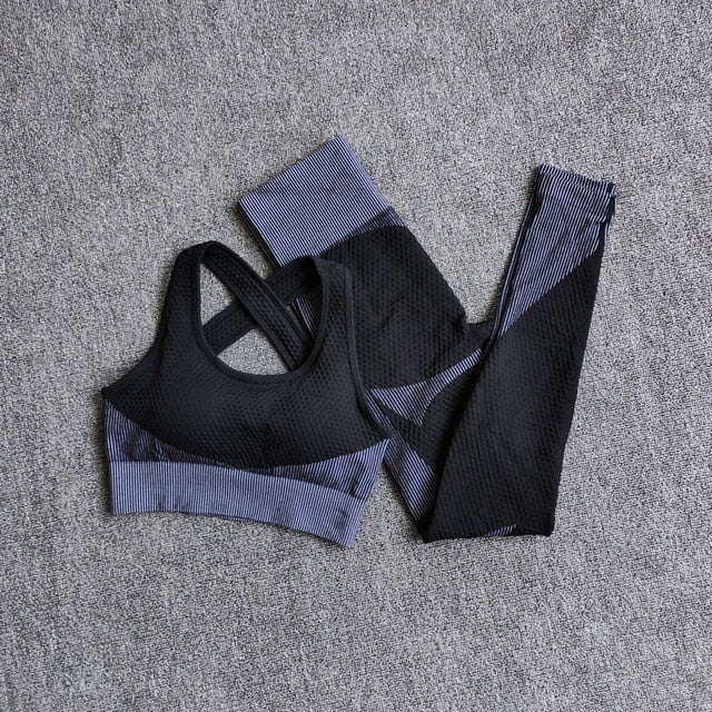 Your Favorite Workout Suit - Seamless Fitness Sets Longsleeve