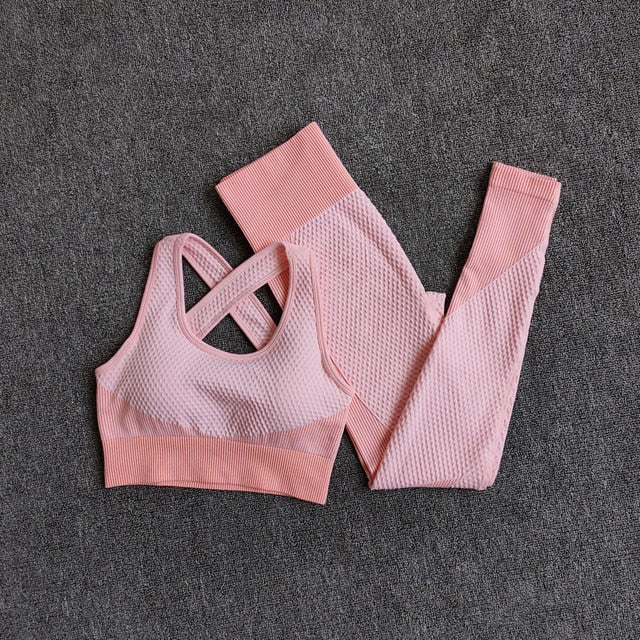 Your Favorite Workout Suit - Seamless Fitness Sets Longsleeve